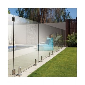 Portillon Piscine en Verre Trempé Feuilleté Portillon Piscine en Verre Trempé Feuilleté